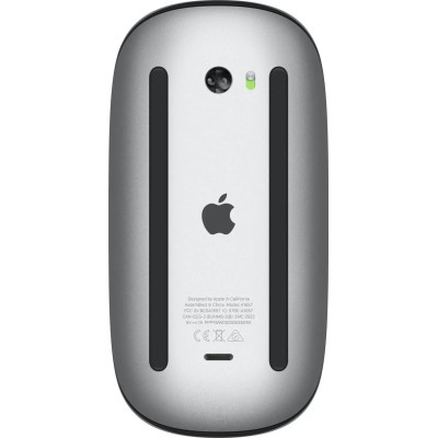 Apple Magic Mouse 2022 Ratón para Mac Negro/Plata, Bluetooth