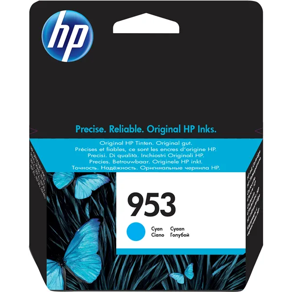 HP 953 Cian F6U12AE - Cartucho de Tinta Original