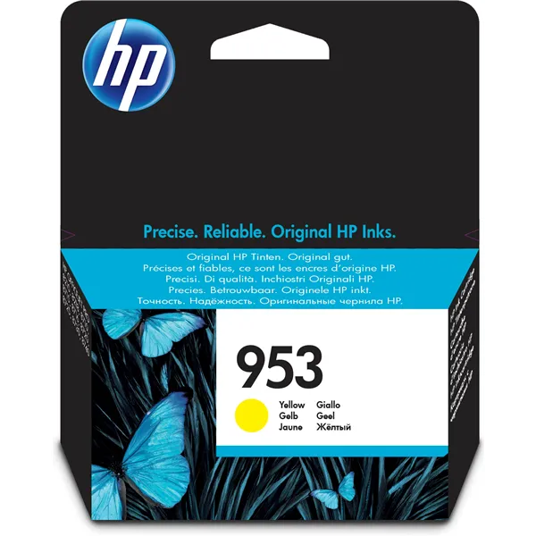 HP 953 Amarillo F6U14A - Cartucho de Tinta Original