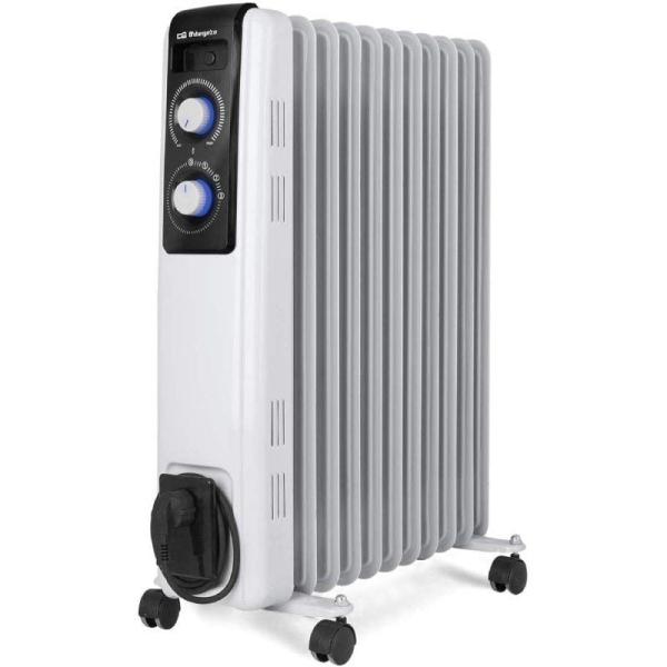 Radiador de Aceite Orbegozo RF 2500/ 3 Potencias/ 1000-1500-2500W/ 11 Elementos Caloríficos