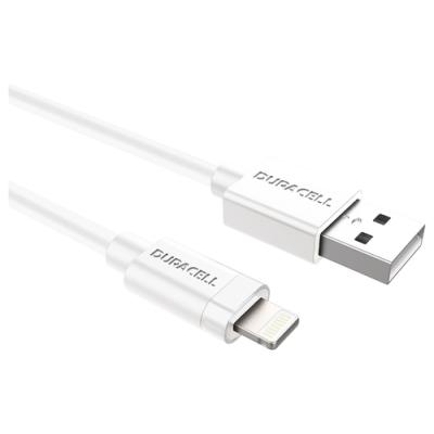 Cable USB Lightning Duracell USB5022W/ USB Macho - Lightning