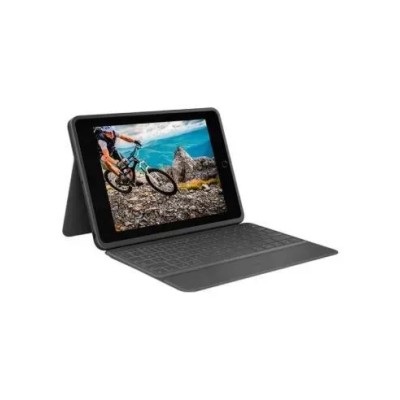 Funda con Teclado Logitech Rugged Folio para Tablets Apple iPad