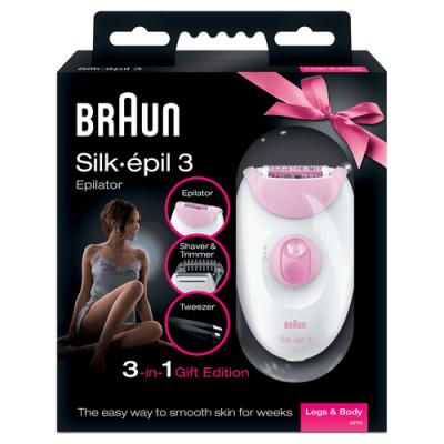 Depiladora Braun Silk-epil 3 Se3270 2 Velocidades Sistema 20