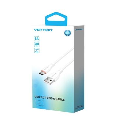 Cable USB Tipo-C Vention H25WF/ USB Tipo-C Macho - USB Macho/