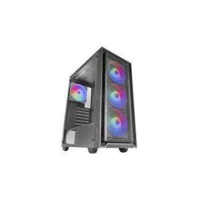 Caja Atx Semitorre Gaming Mars Gaming Mcair Frontal Negro De