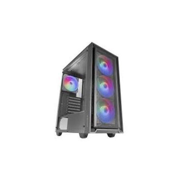 Caja Atx Semitorre Gaming Mars Gaming Mcair Frontal Negro De Malla 4x120mm Rainbow