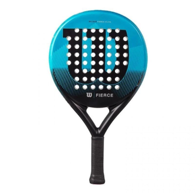 Pala de Pádel Wilson Fierce Elite 2/ Azul y Negro