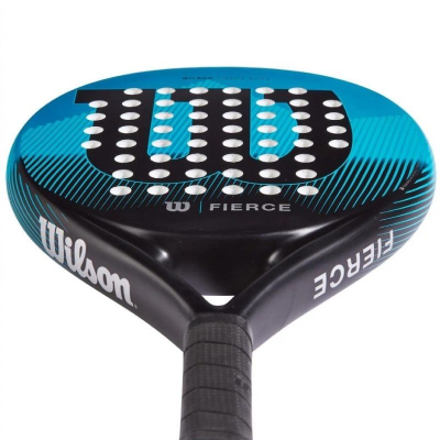 Pala de Pádel Wilson Fierce Elite 2/ Azul y Negro