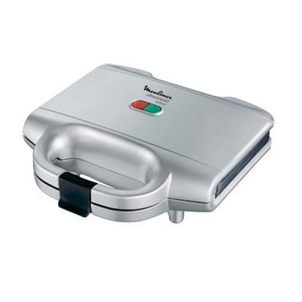 Sandwichera Grill Moulinex Sm156140 Placas Con Recubrimiento Antiadherente 700w Color Plata