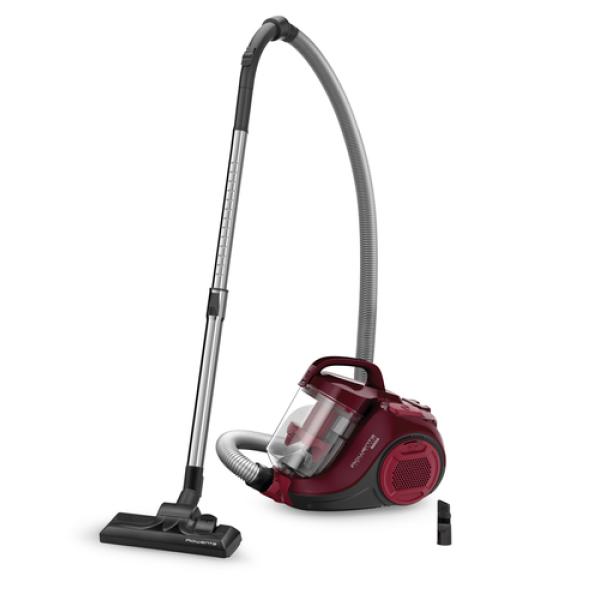 Aspirador Rowenta Ro2910ea Swift Power Cyclonic 750w Sin Bolsa Ciclonico Color Negro Y Rojo