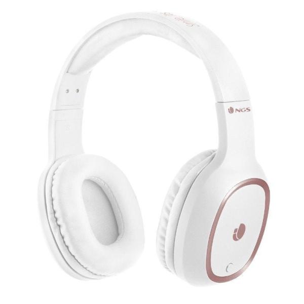 Auriculares Inalámbricos NGS Ártica Pride/ con Micrófono/ Bluetooth/ Blancos