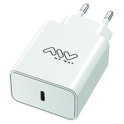 Cargador de Pared Myway MWACC0018/ 1xUSB Tipo-C/ 45W