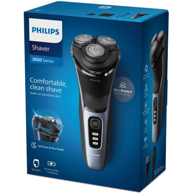 Afeitadora Philips Shaver Series 3000 S3243/12/ con Batería / 2