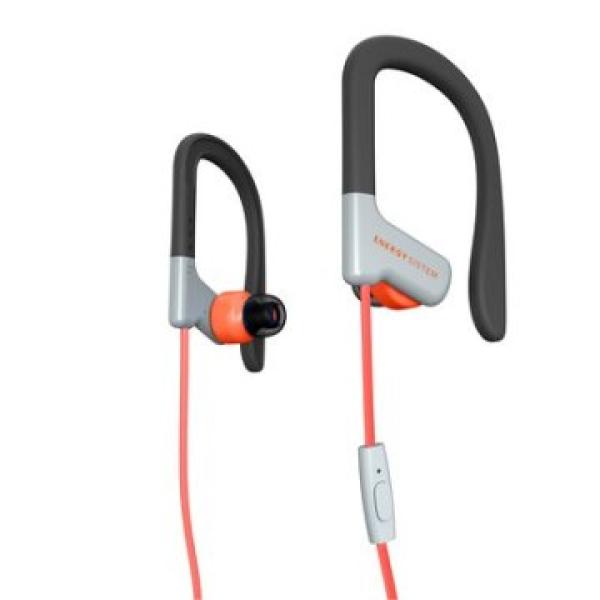 Auricular Intrauditivo Energy Sistem Sport 1 Red Jack 3.5 Microfono Controles Secure-fit