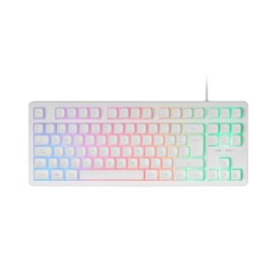 Teclado H-mech Gaming Mars Gaming Mk023 Portugues Color Blanco