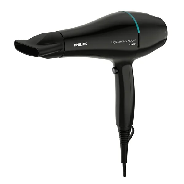 Secador Philips Drycare Pro BHD272/ 2100W/ Negro y Verde lago/ 1 Accesorio