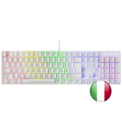 Teclado Mecanico Mars Gaming Mk422 Italiano White Switch Azul