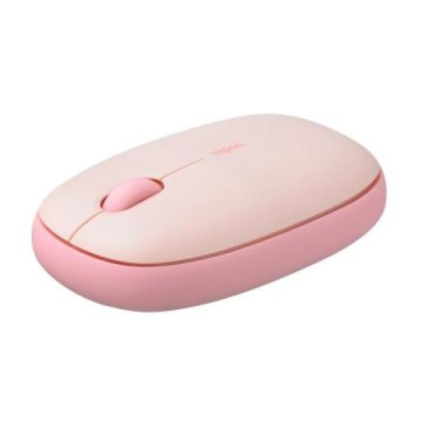 Mouse Rapoo Wireless Y Bluetooth M660 Silent 2.4g Ghz Bt 5.0 Usb 3.0 3 Botones 1300 Ppp Rosa Multi  Mode