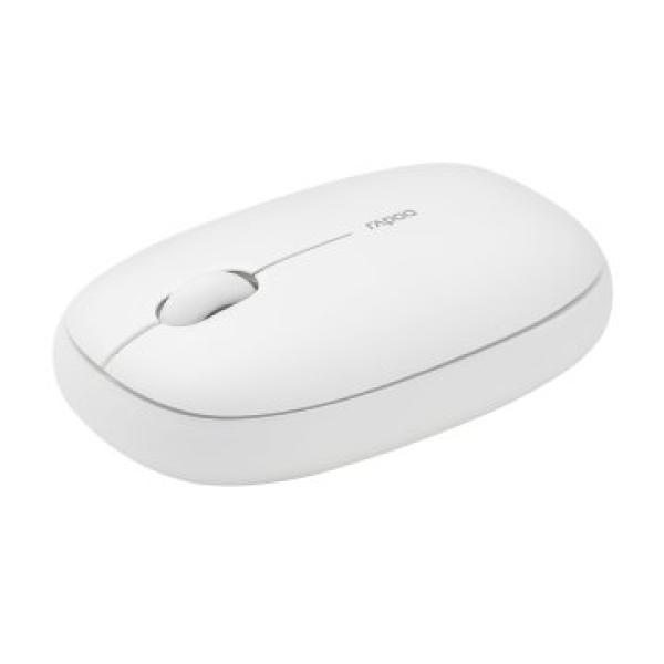 Mouse Rapoo Wireless Y Bluetooth M660 Silent 2.4g Ghz Bt 5.0 Usb 3.0 3 Botones 1300 Ppp Blancomulti Mode