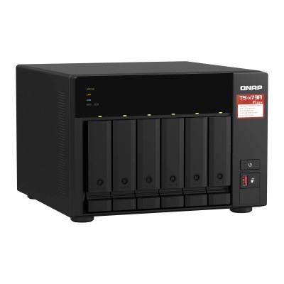 Qnap TS-673A-8G Servidor NAS con 6 Bahías 3.5'- 2.5'/ 8GB DDR4/