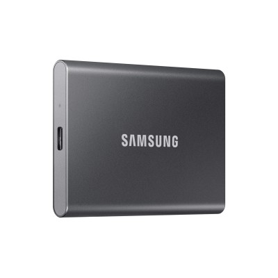 Disco Externo SSD Samsung Portable T7 1TB/ USB 3.2/ Gris