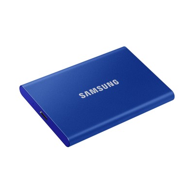 Disco Externo SSD Samsung Portable T7 2TB/ USB 3.2/ Azul