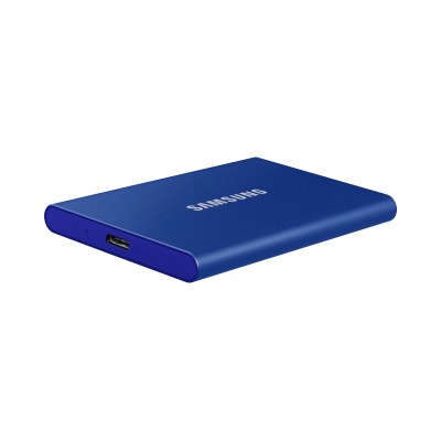 Disco Externo SSD Samsung Portable T7 2TB/ USB 3.2/ Azul