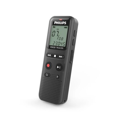 Grabadora de Voz Philips VoiceTracer DVT1160/ 8kHz/ Negro