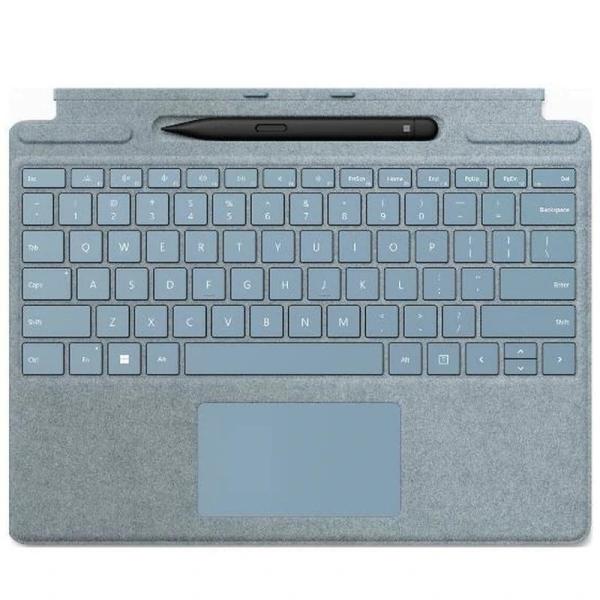 Microsoft typecover pro8-9-10 copilot es plata+pen