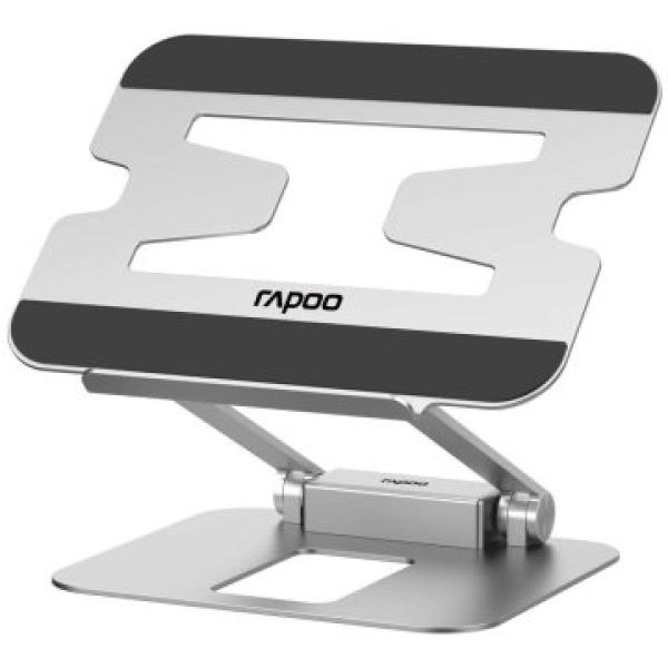 Soporte De Mesa Rapoo Ucs-5001 Para Portatil Con Docking Usb-c 1xhdmi 1 Rj45 Gb 2xusb 3.0 2 Usb-c COlor Plata