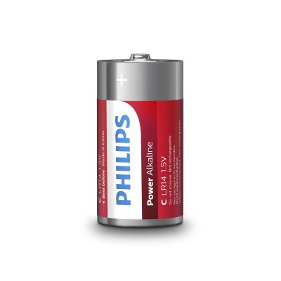 Pack de 2 Pilas C Philips LR14P2B/10/ 1.5V/ Alcalinas