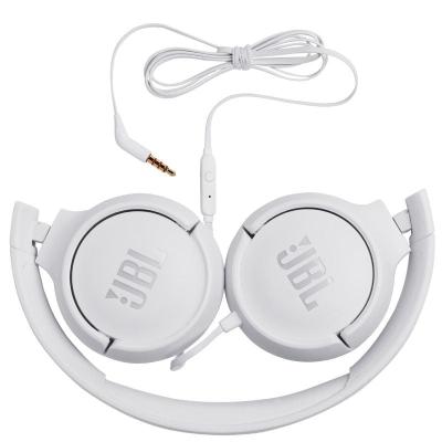 Auriculares JBL Tune 500/ con Micrófono/ Jack 3.5/ Blancos