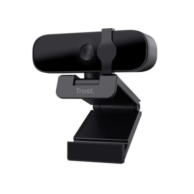 Webcam Con Microfono Trust Tanor Full Hd 1080p Negra Para