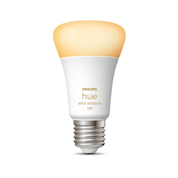 Bombilla Led Inteligente Philips Hue White Ambiance A60/ Casquillo E27/ 8W/ 1100 Lúmenes/ 2200K-6500K/ Precisa Philips Hue Bridg