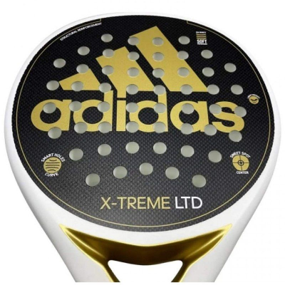 Pala de Pádel Adidas Pala Adidas X-Treme/ Blanco y Oro