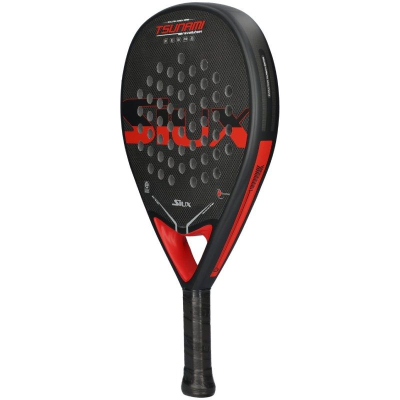 Pala de Pádel Siux Tsunami Revolution/ Roja y Negra