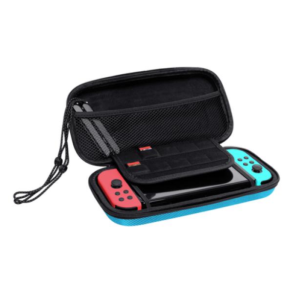 Estuche Rigido Para Nintendo Switch Trust Gxt1248 Bicolor: Rojo Y Azul 25418