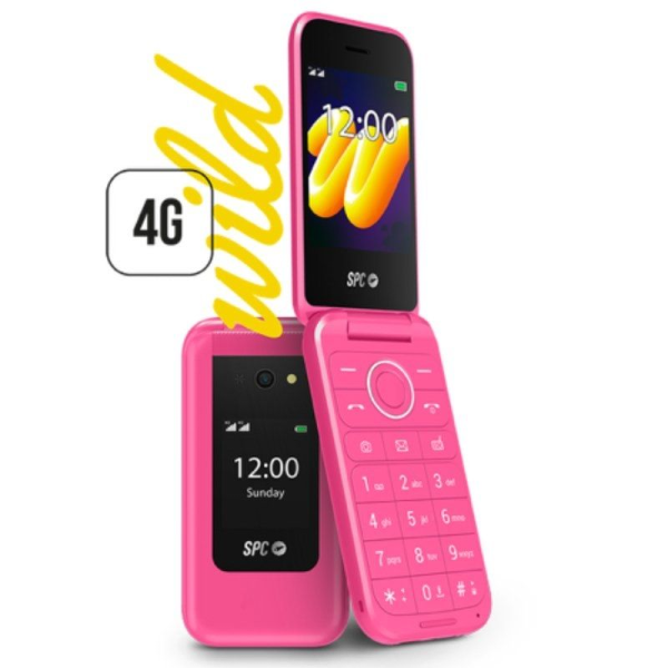 Spc 2325n wild 4g telefono movil 2.8" bt fm rosa