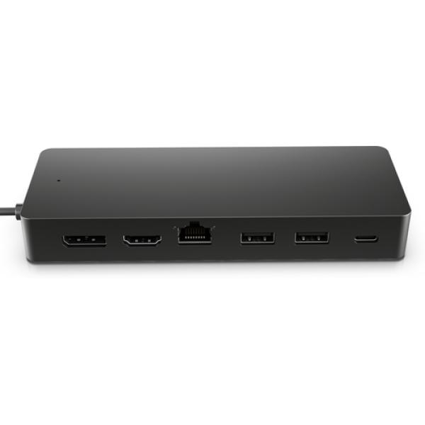 Docking USB Tipo-C HP 50H55UT/ 1xUSB Tipo-C/ 2xUSB/ 1xHDMI/ 1xDisplayPort/ 1xRJ45/ 1xUSB Tipo-C PD/ Negro y Azul