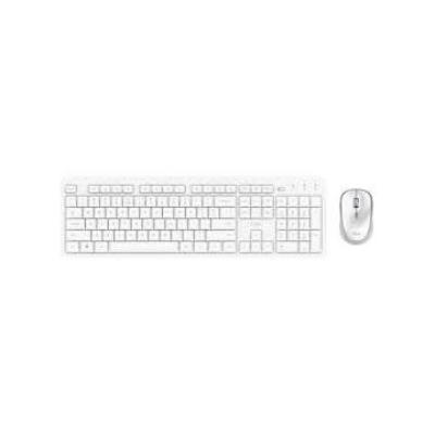 Pack Teclado Y Mouse Wireless Trust Ody Ii Silencioso Blanco