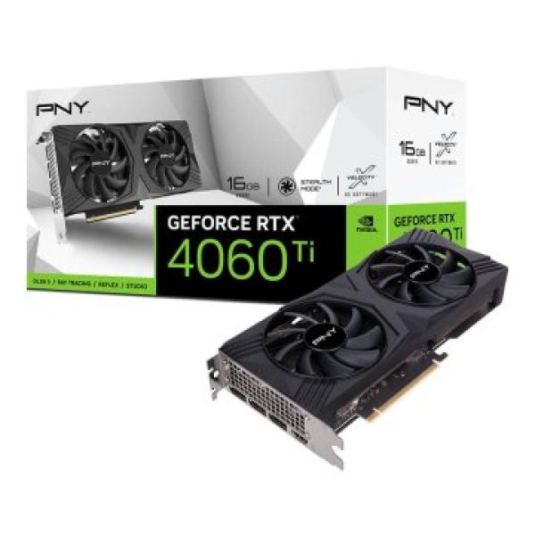 Vga Pny Geforce Rtx 4060 Ti 16gb Verto Dual Fan Edition Dlss 3vcg4060t16dfxpb1