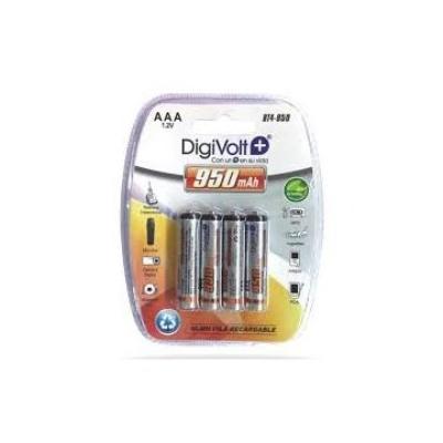 Pila Recargable Aaa/r3 950 Mah Bt4-950 "blister De 4 Unidades"