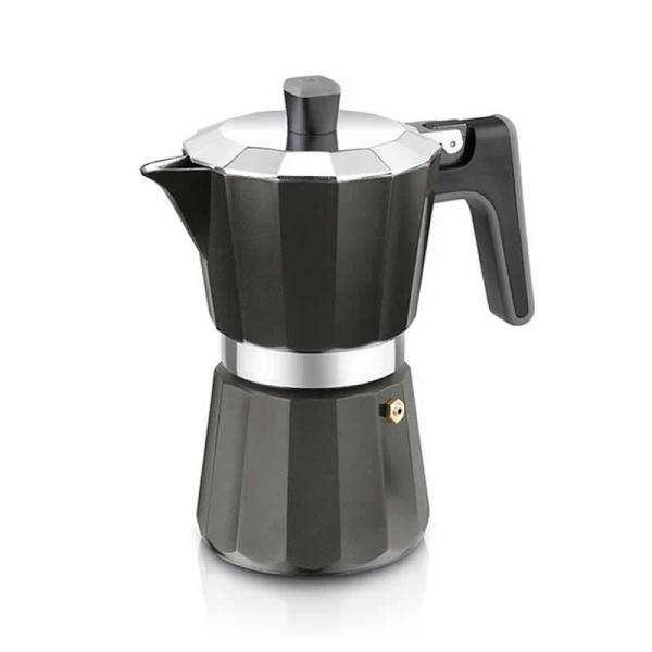 Cafetera Italiana Bra Perfecta A170487/ 12 Tazas/ Negra