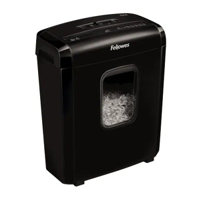 Destructora Fellowes 6M/ Minicorte de 4 x 12mm/ Negra