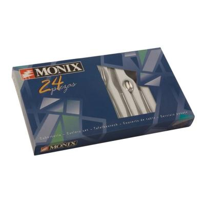 SET 24 PIEZAS CUBIERTOS MONIX REIMS - ACERO INOXIDABLE 18/C