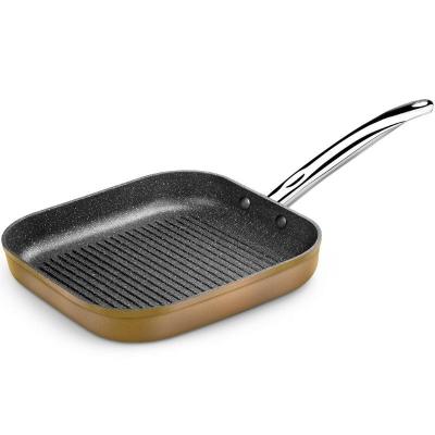 Grill Monix Copper/ Ø28cm/ Aluminio Forjado/ Apto para Inducción