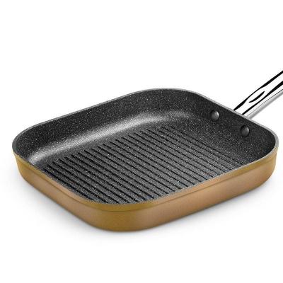 Grill Monix Copper/ Ø28cm/ Aluminio Forjado/ Apto para Inducción