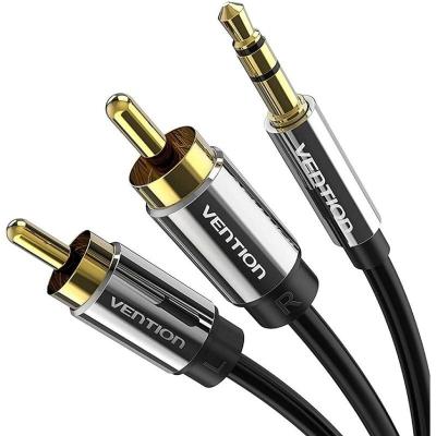 Cable Estéreo Vention BCFBL/ Jack 3.5 Macho - 2x RCA Macho/