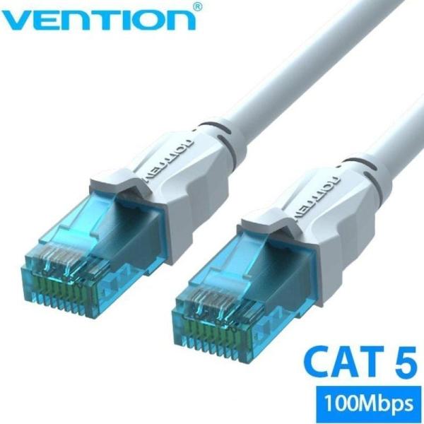 Cable de Red RJ45 UTP Vention VAP-A10-S5000 Cat.5e/ 50m/ Azul y Blanco