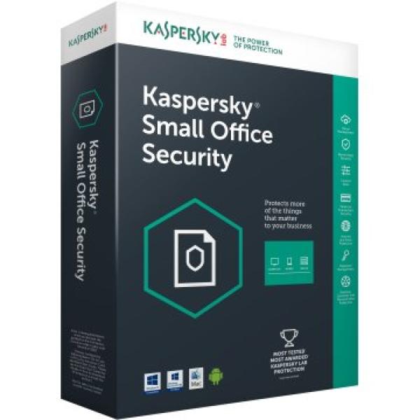 Kaspersky Small Office Security 7 6 Desktops/mac + 1 Server + 6 Android 1año Base **licencia Electronica